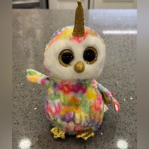 Enchanted Unicorn Owl Ty Beanie Boos 6” Plush Stuffed Animal